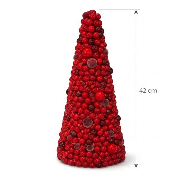 Árbol Navideño Berry Rouge Bajo - Imagen 2