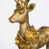 Ciervo Decorativo Dorado Navideño - vista 3