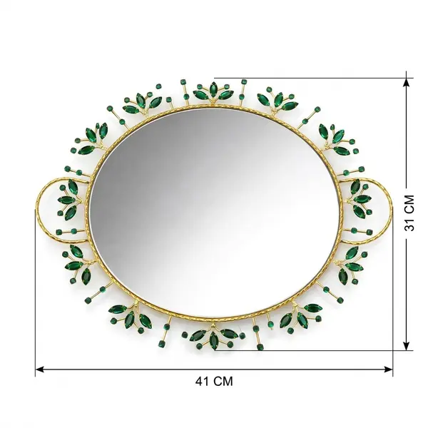 Bandeja de Cristal Esmeralda Imperial - Vista secundaria