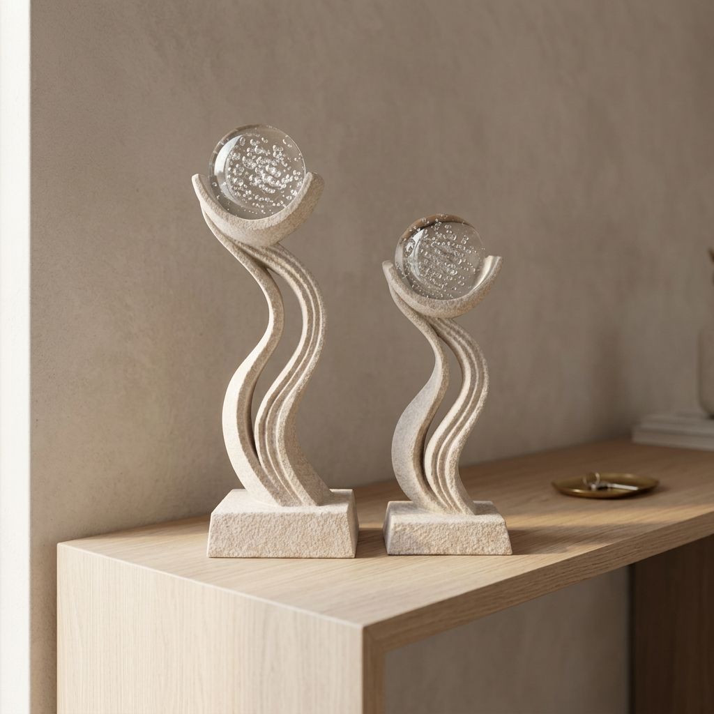 Escultura Decorativa Lúmina Bajo - Imagen 1