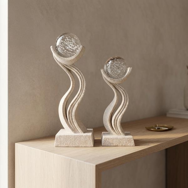Escultura Decorativa Lúmina Bajo - Imagen 1