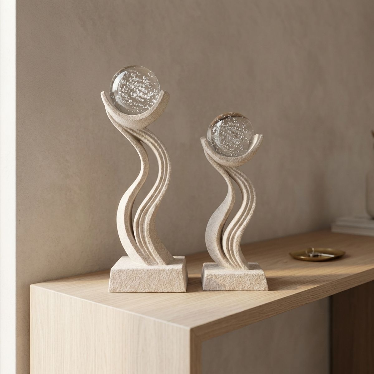 Escultura Decorativa Lúmina Bajo