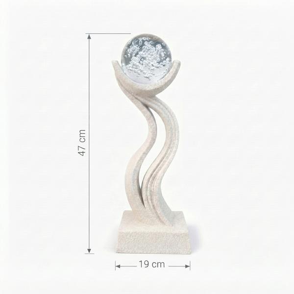 Escultura Decorativa Lúmina Alto - Imagen 2