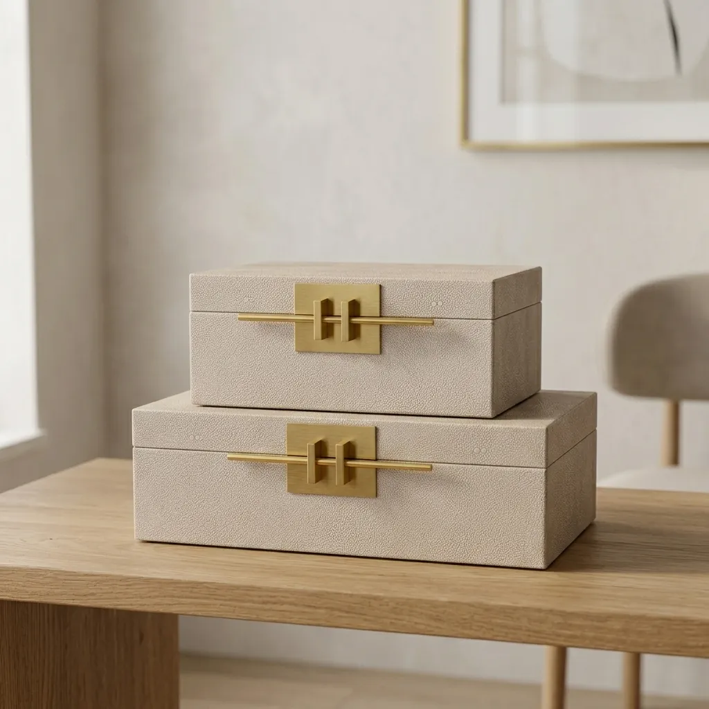 Set Caja Decorativa Celest