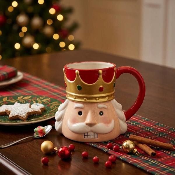 Taza Navideña Cascanueces Real