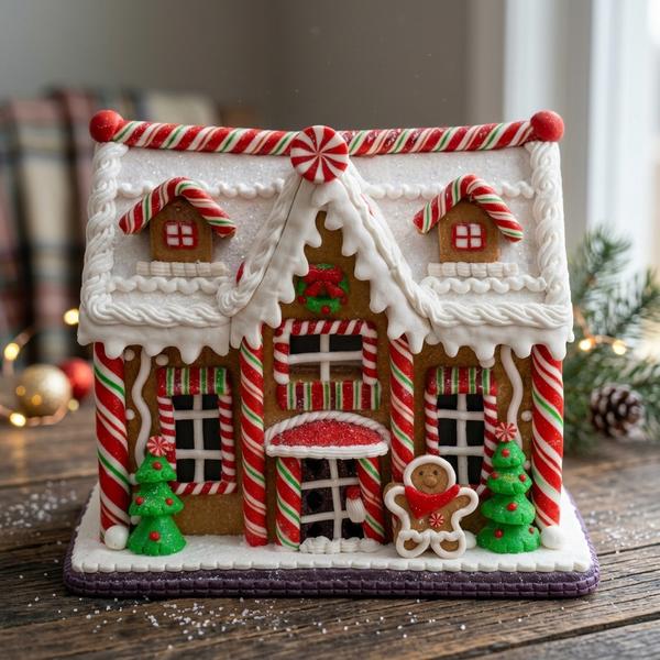 Casa Gingerbread Villa Candy Cane