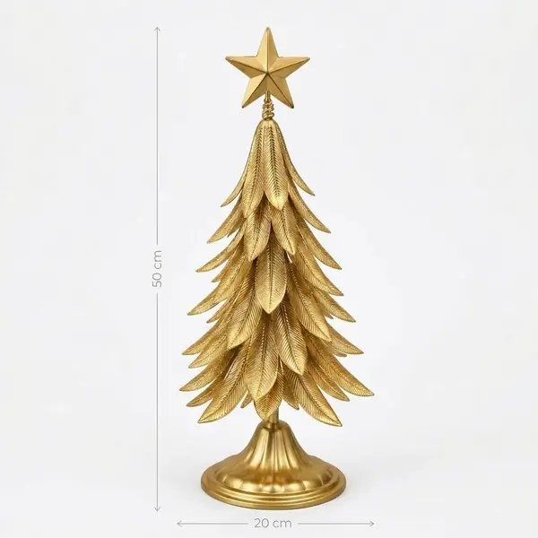Árbol Decorativo Dorado Estrella Imperial - Vista secundaria