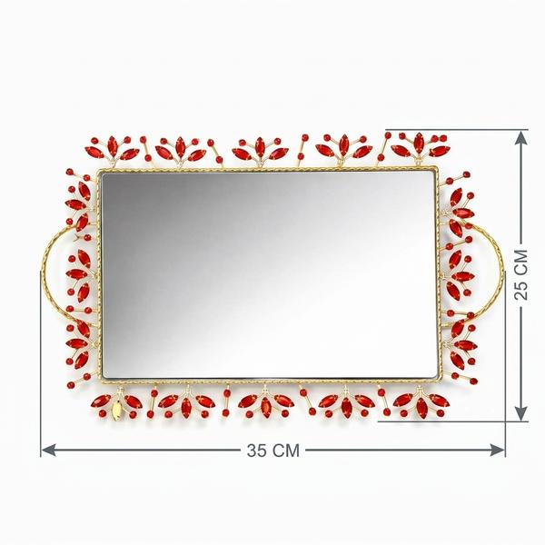 Bandeja de Cristal Rubí Imperial - Vista secundaria
