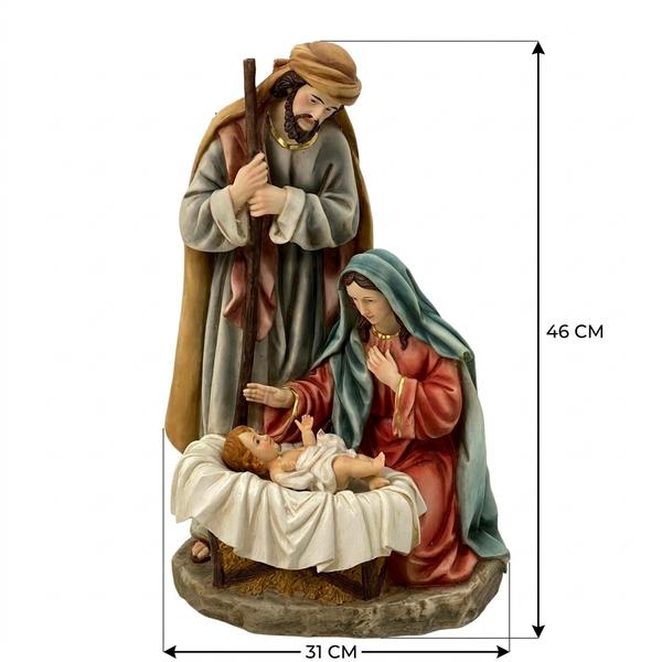 Nacimiento Navideño Sagrada Familia Clásica - Vista secundaria