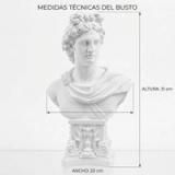 Escultura Apolo Clásico Marfil - vista 2