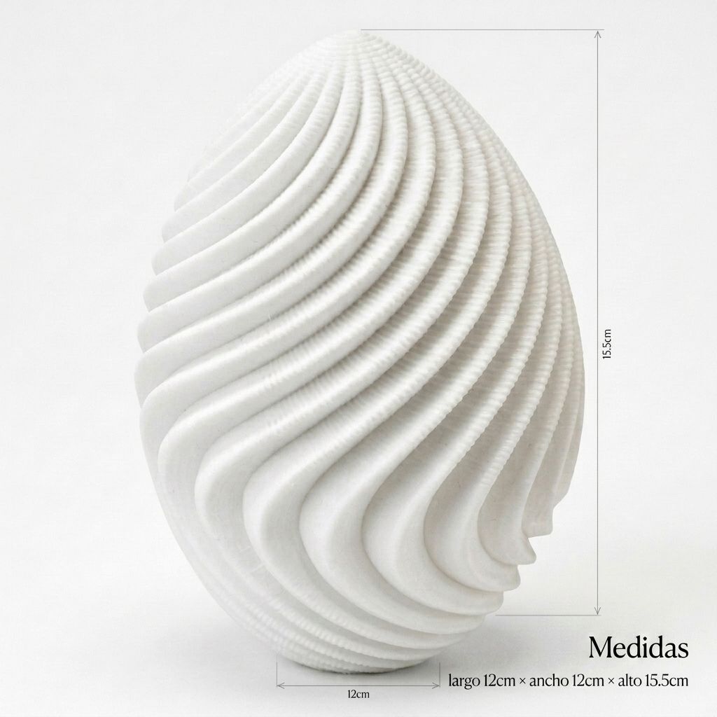 Escultura Orgánica Wave Grande - Imagen 2