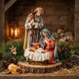 Nacimiento Navideño Sagrada Familia Clásica - vista 1