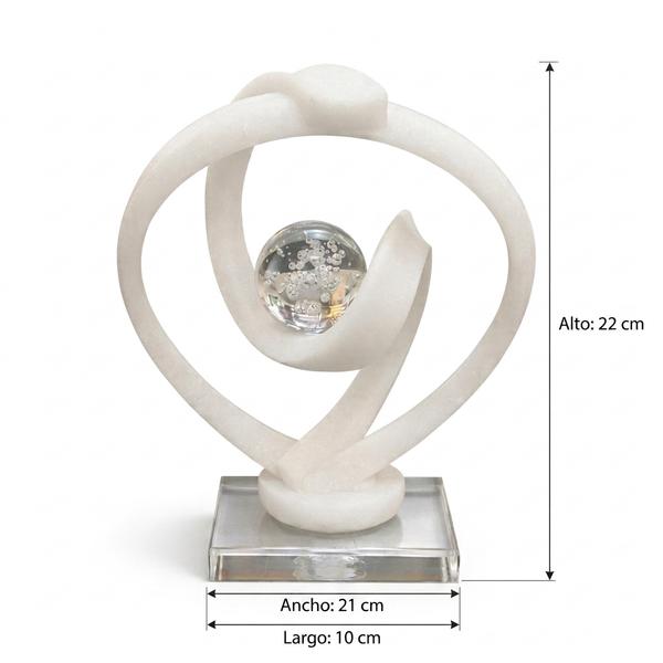 Escultura Abstracta Infinito Mármol - Imagen 2