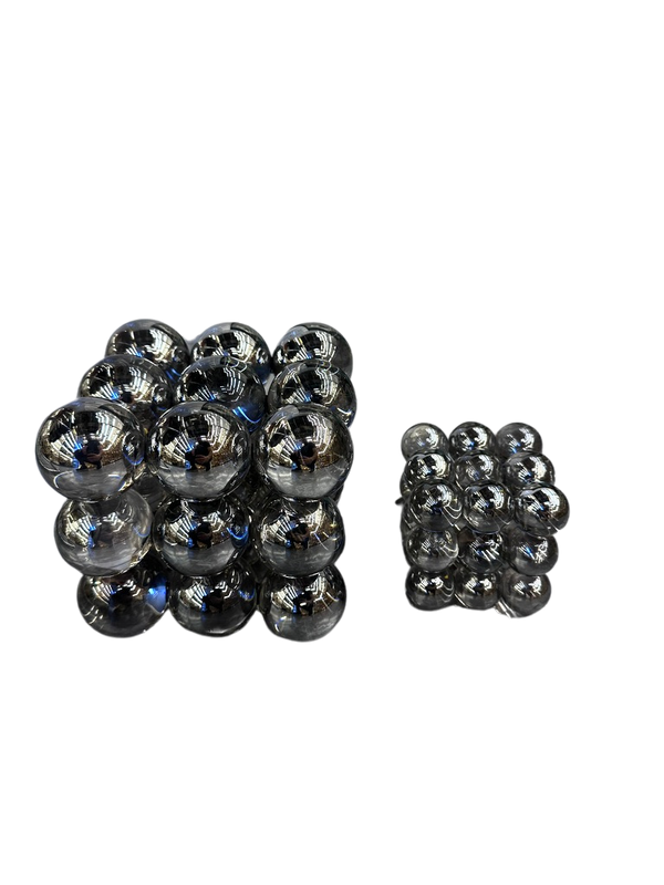 Cubo decorativo en cristal pequeño