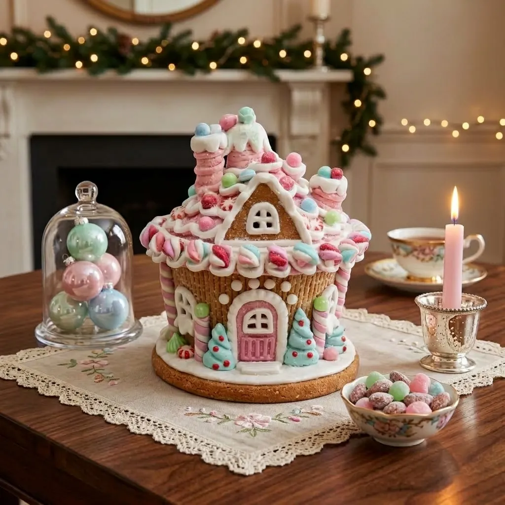 Casita Dulce Navidad Pastel