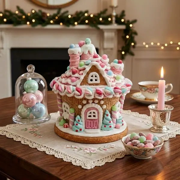 Casita Dulce Navidad Pastel