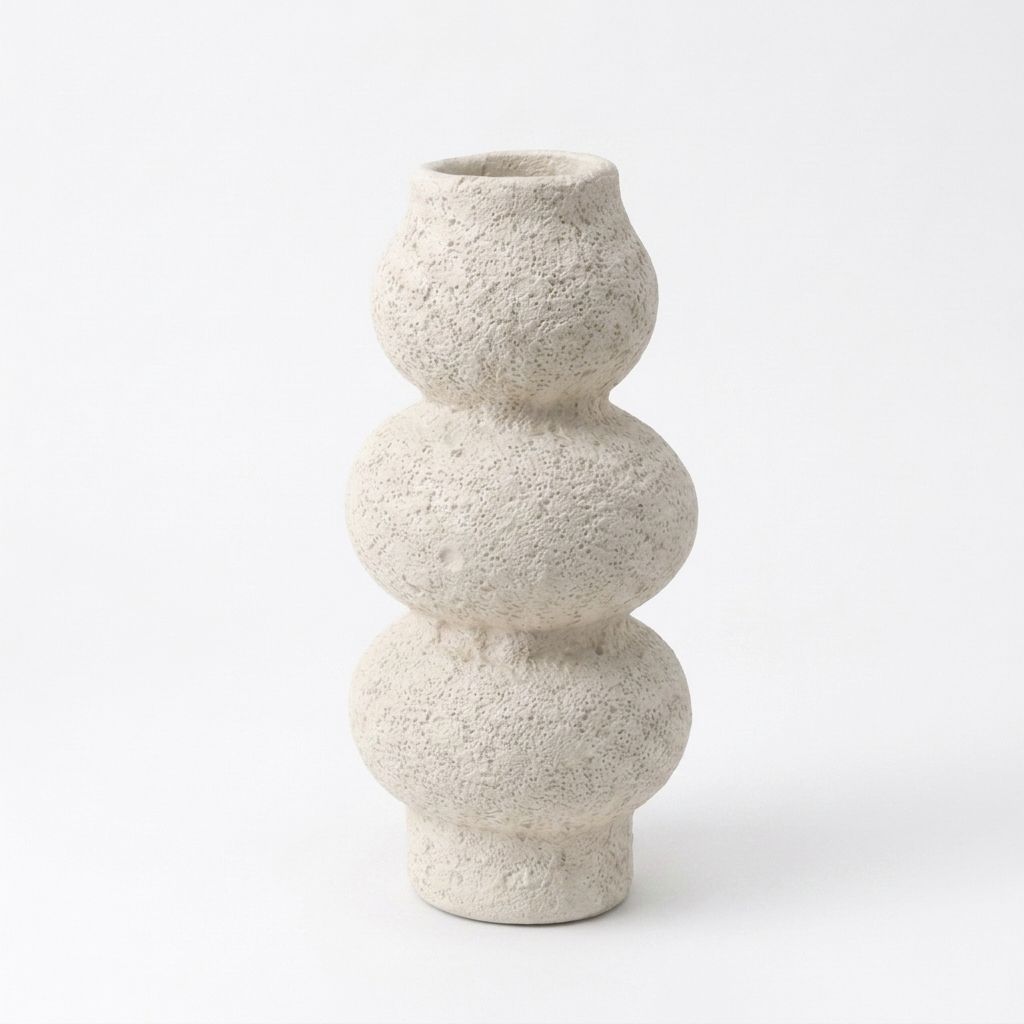 Jarrón Escultórico Cairn Bajo - Imagen 4