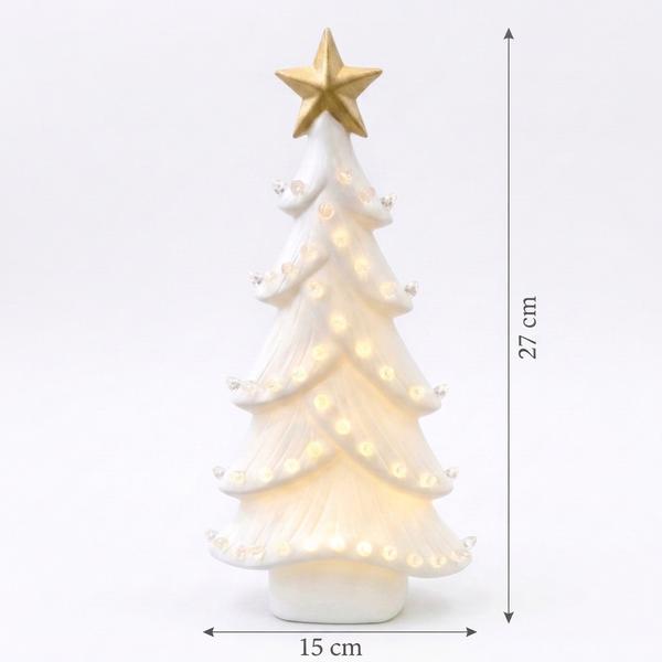 Árbol Decorativo Luminoso Estrella Dorada Alto  - Imagen 2