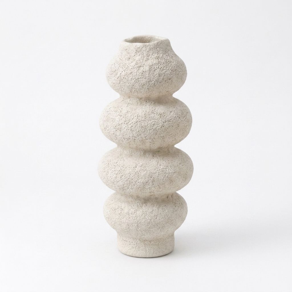 Jarrón Escultórico Cairn Alto - Imagen 4