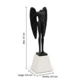 Escultura Ángel Éter Negro - vista 2