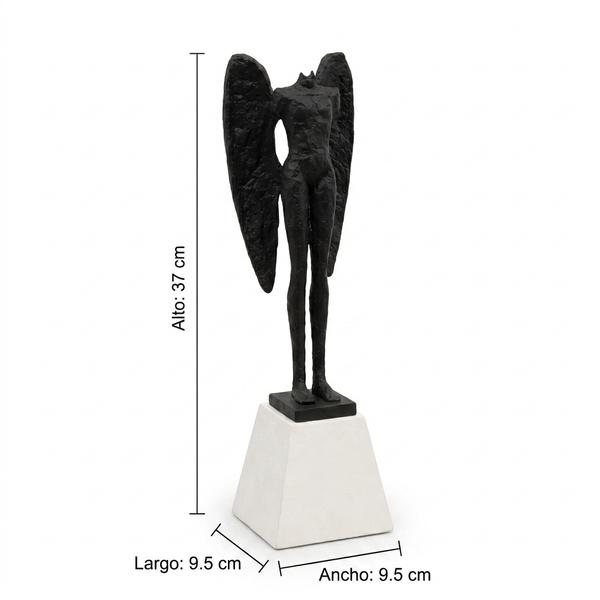 Escultura Ángel Éter Negro - Imagen 2