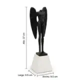 Escultura Ángel Éter Negro - vista 2