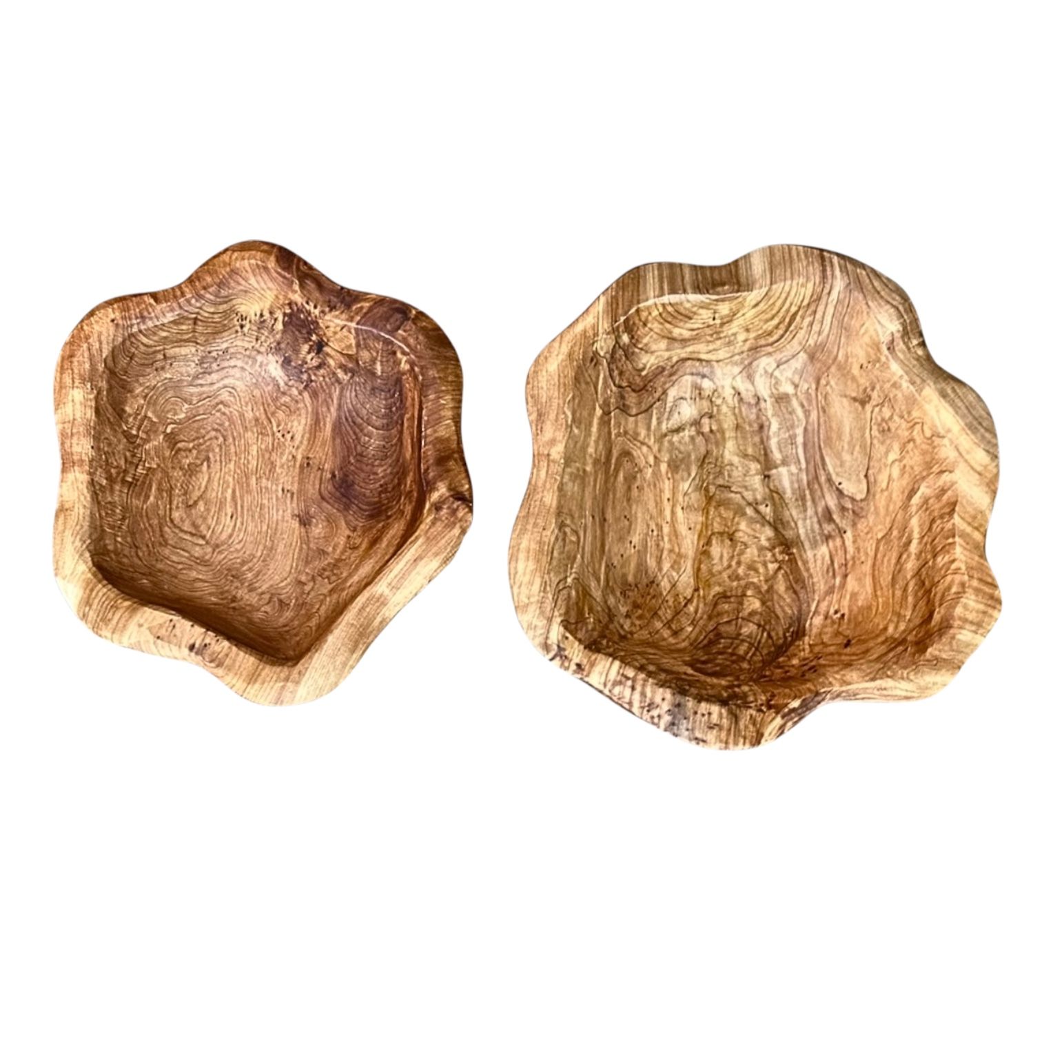 Tazón de madera mediano