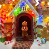 Árbol Dulce de Navidad con Casita de Galleta - vista 4