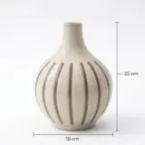 Jarrón Escultórico Sienna Bajo - vista 2