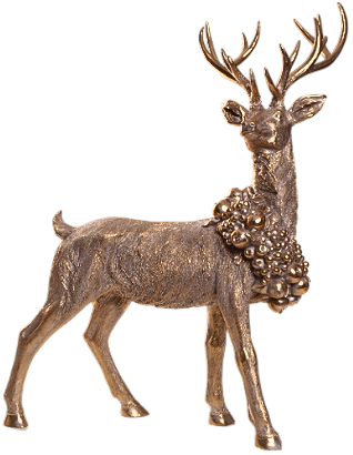 reno navideño ORO