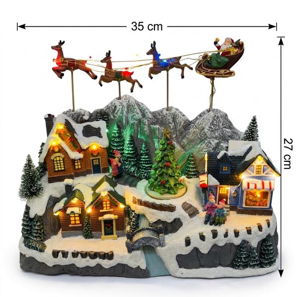 Pueblo Navideño Santa Claus Sobre las Montañas - Vista secundaria
