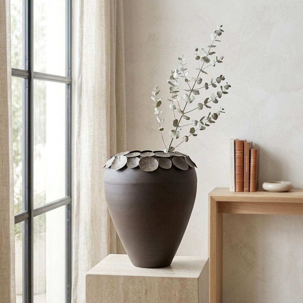 Jarrón Decorativo Ébano Imperial Alto