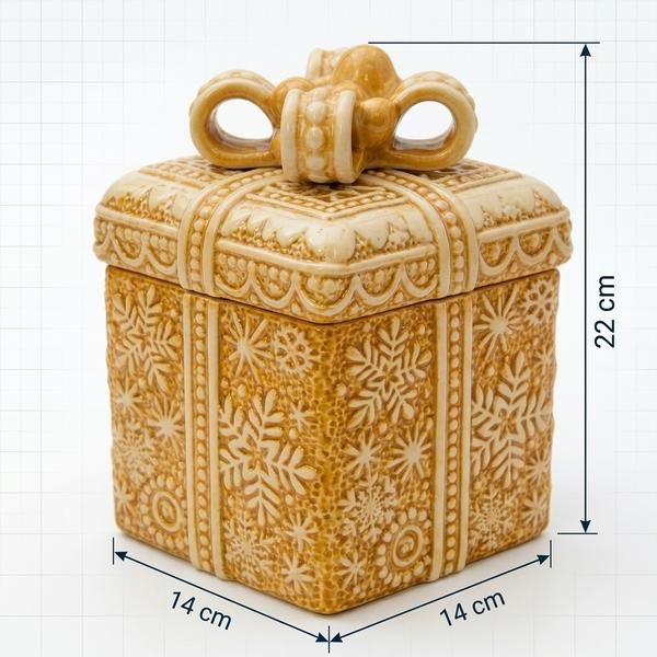 Caja Decorativa Dulce Navidad Alto - Vista secundaria