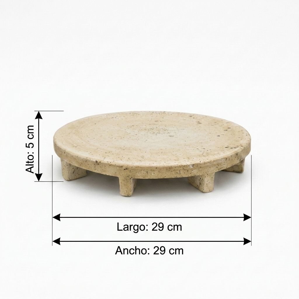 Base Decorativa Petra Arena Pequeña - Imagen 2