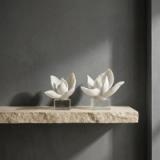 Acento Decorativo Flor de Loto Alto - vista 1