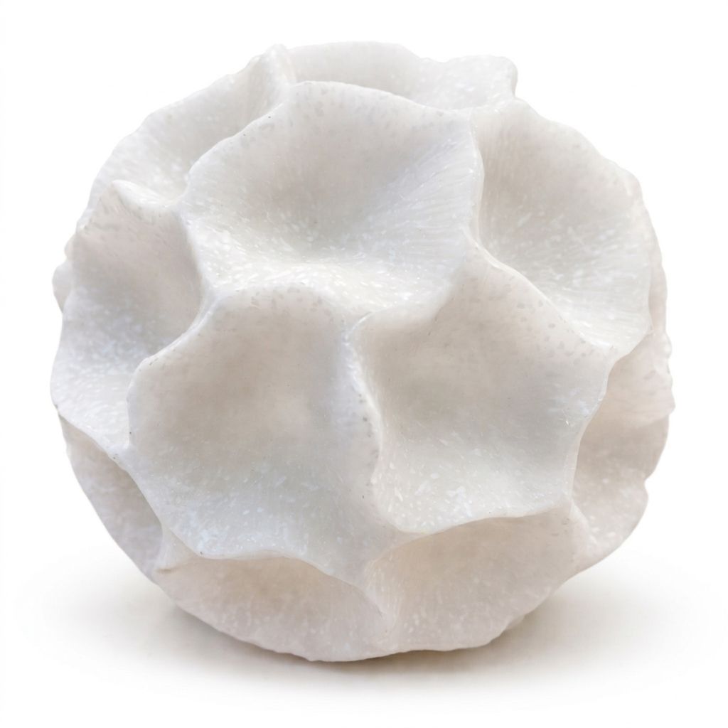 Esfera Orgánica Coral Blanco - Imagen 4