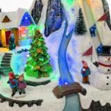 Pueblo Navideño Nevado con Teleférico - vista 3