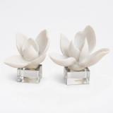 Acento Decorativo Flor de Loto Alto - vista 4