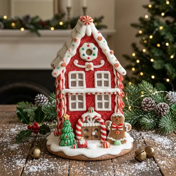Casa Dulce Navidad Roja
