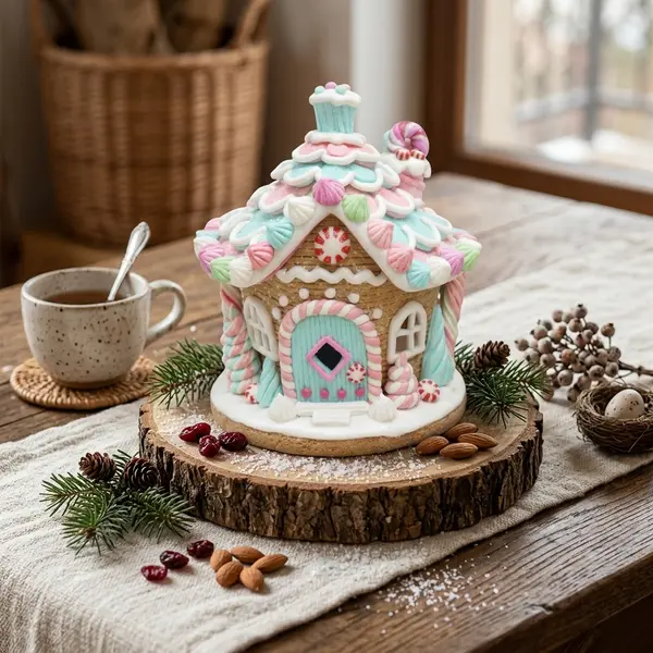 Casita Dulce Navidad Pasteles