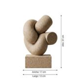 Escultura Abstracta Orgánica Arena - vista 2