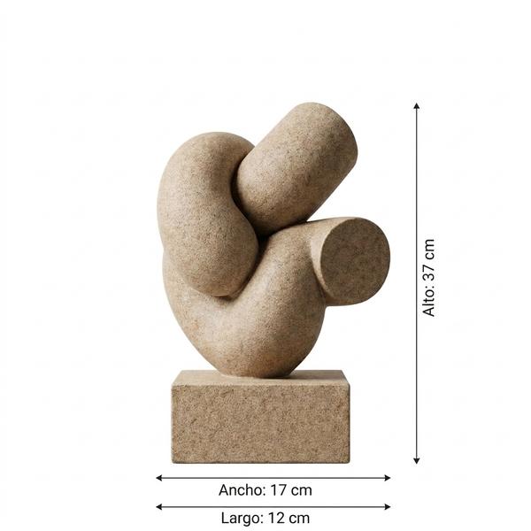 Escultura Abstracta Orgánica Arena - Imagen 2