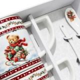 Set Navideño Tazas y Cucharas Osito Invernal - vista 3