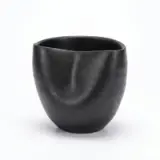 Jarrón Escultórico Ovalado Negro Grande - vista 5