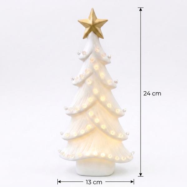 Árbol Decorativo Luminoso Estrella Dorada Bajo - Imagen 2