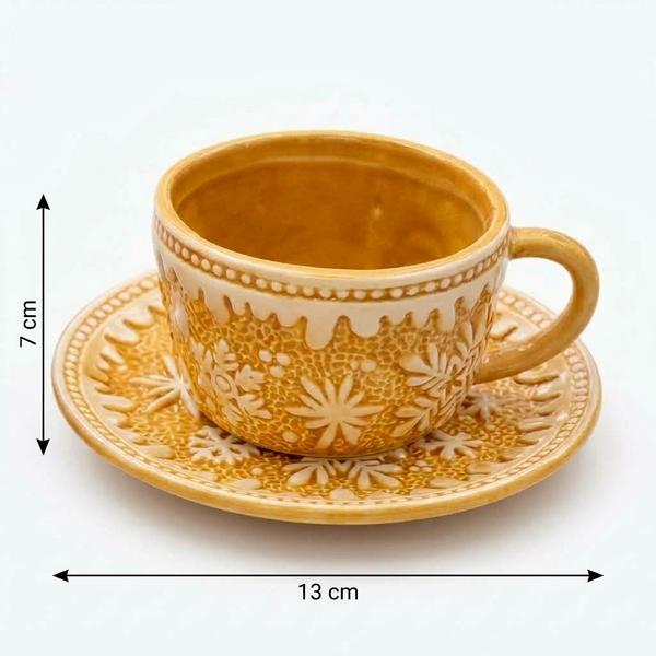 Taza Dulce Navidad Amarilla - Vista secundaria
