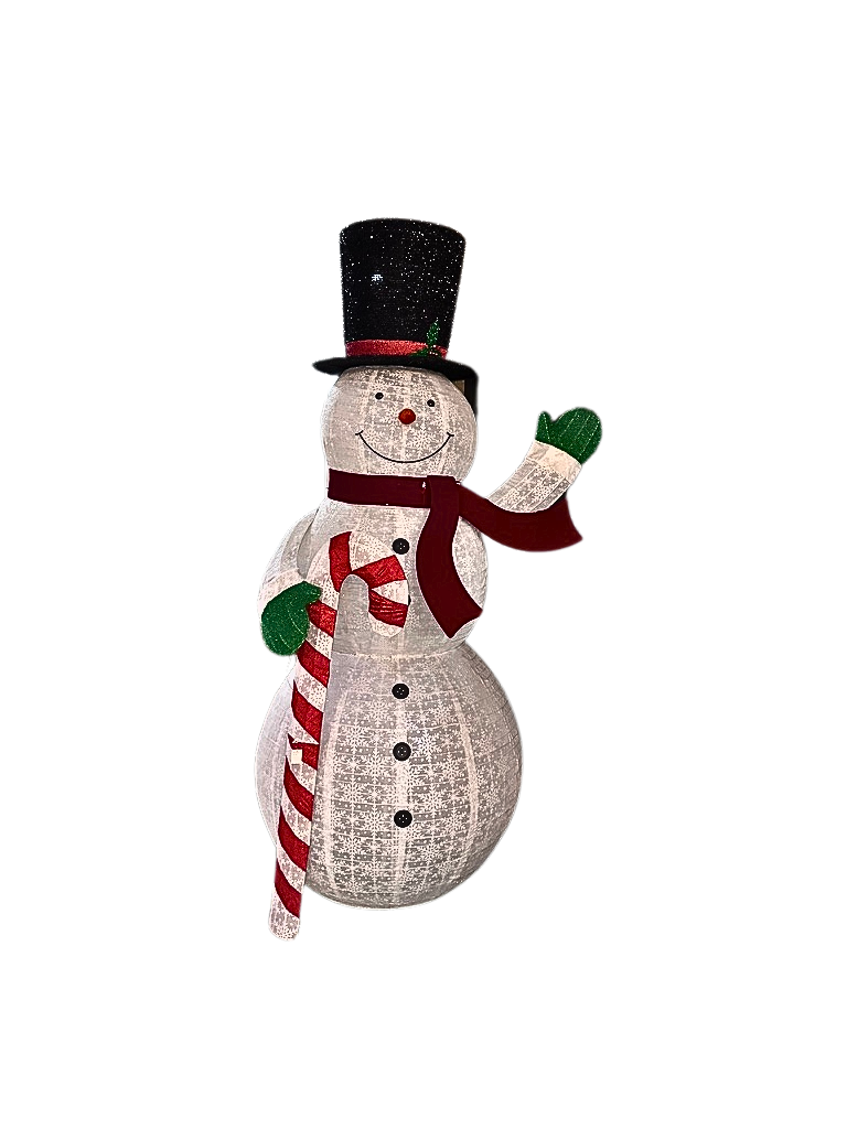 MUÑECO DE NIEVE CON LUZ LED
