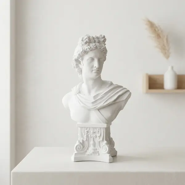 Escultura Apolo Clásico Marfil