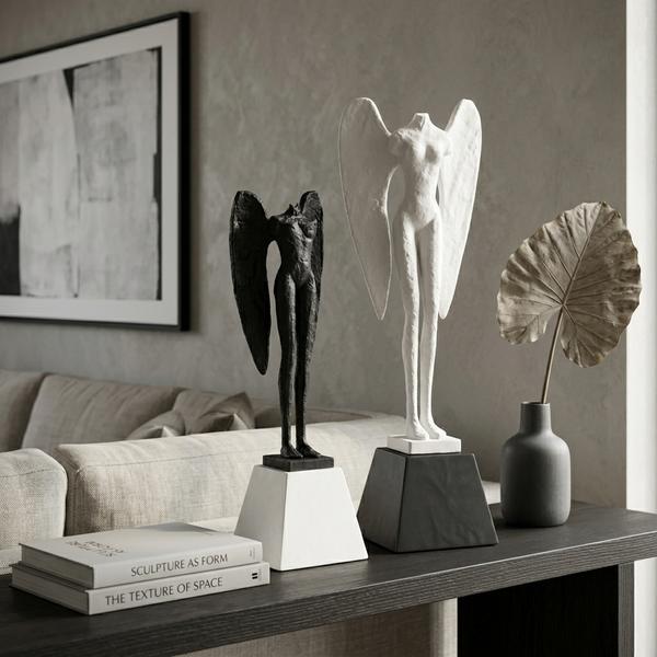 Escultura Ángel Éter Blanco - Imagen 1
