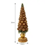 Árbol Decorativo Dorado Bosque Imperial bajo - vista 2